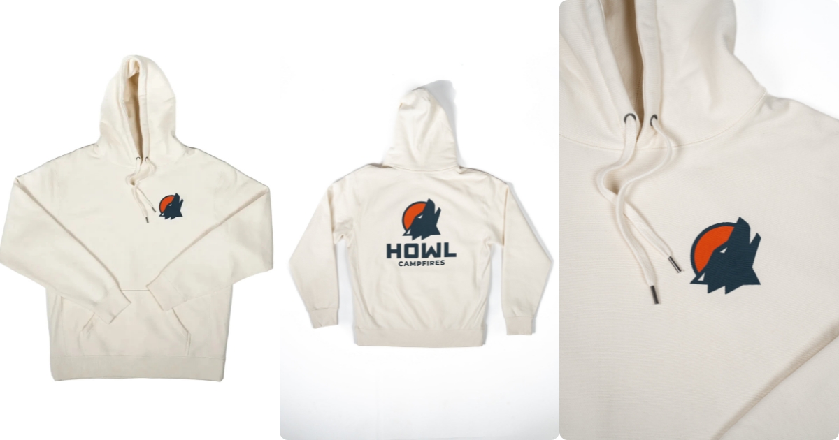 Heavyweight Bone Howl Hoodie