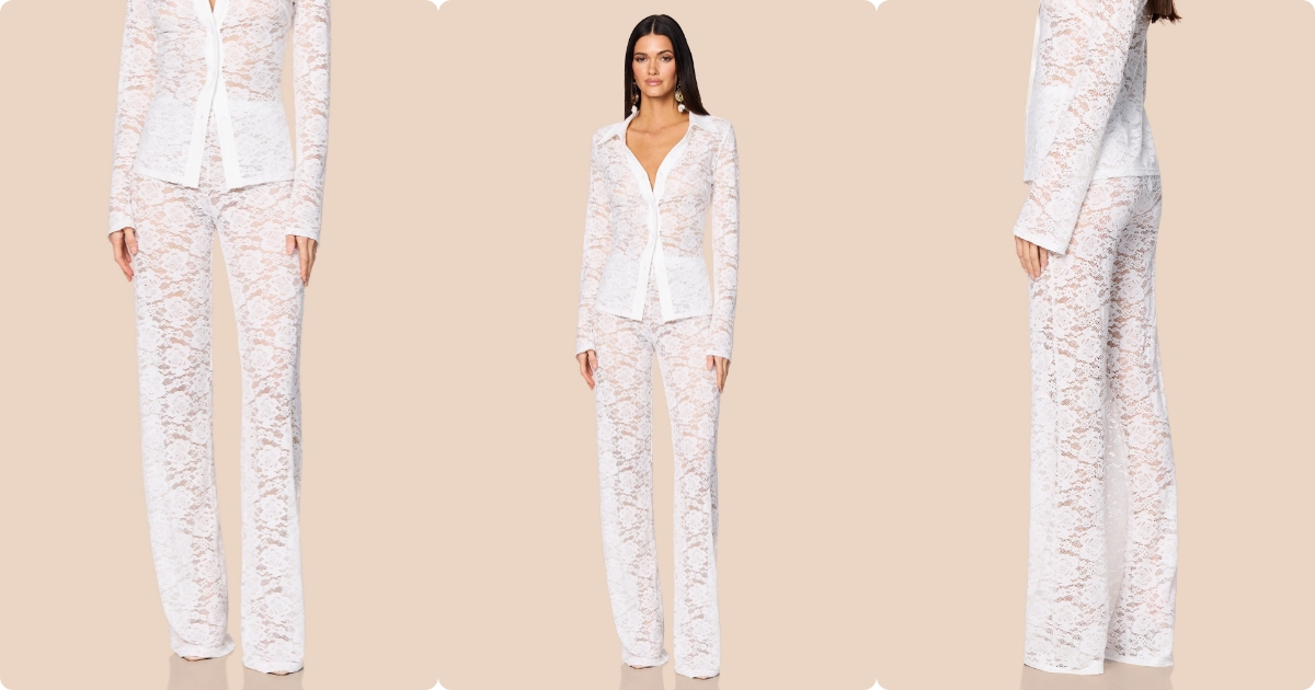 nala dress pants White ナラ　ドレスパンツ 9717205500197