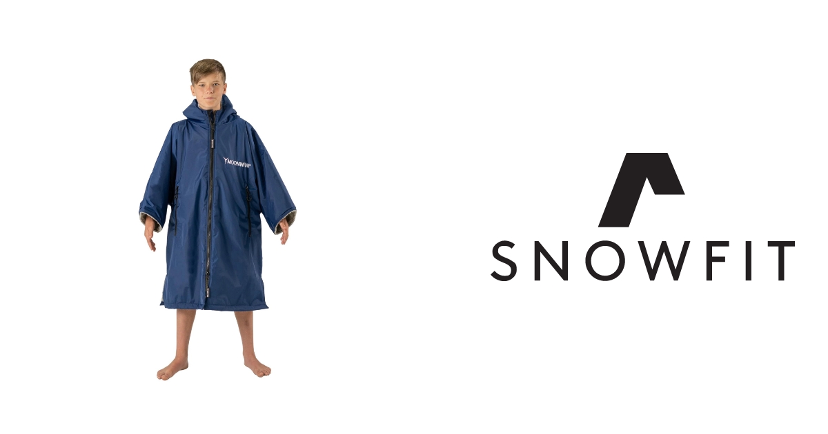 Moonwrap Kids Changing Robe Navy – Snowfit