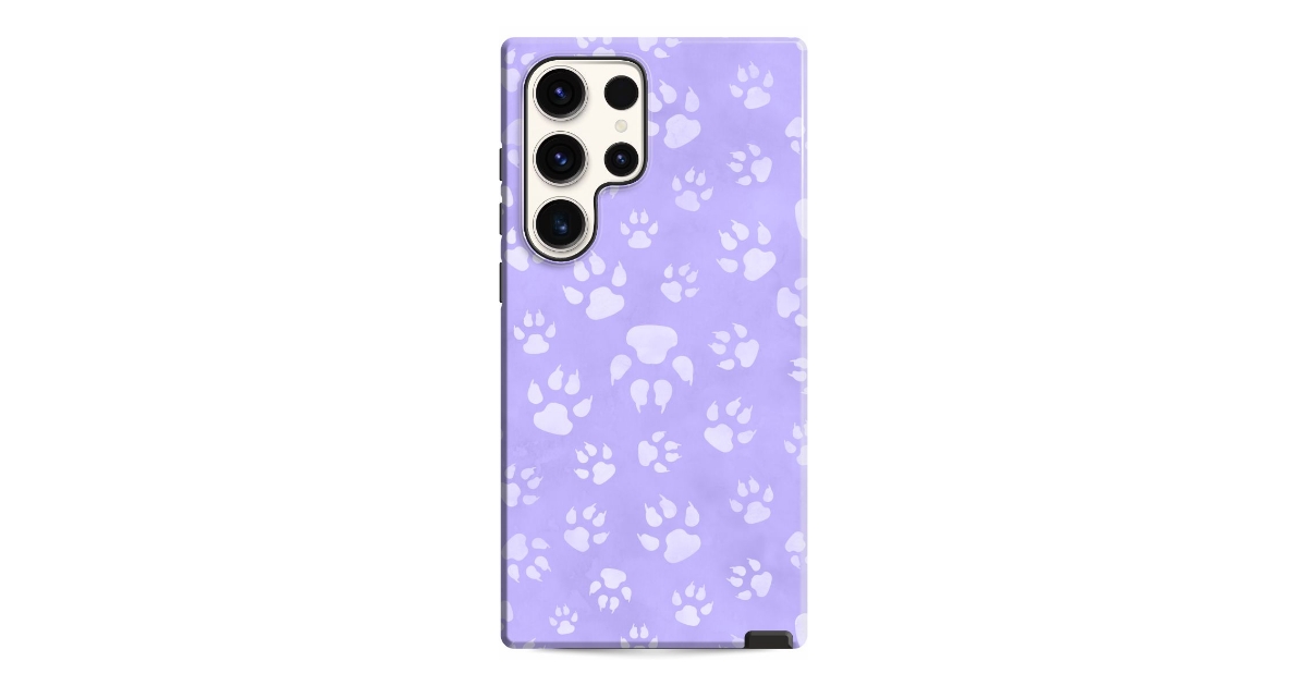 Samsung Galaxy S23 Ultra Case Dog Paw Prints Design Set – Crossart